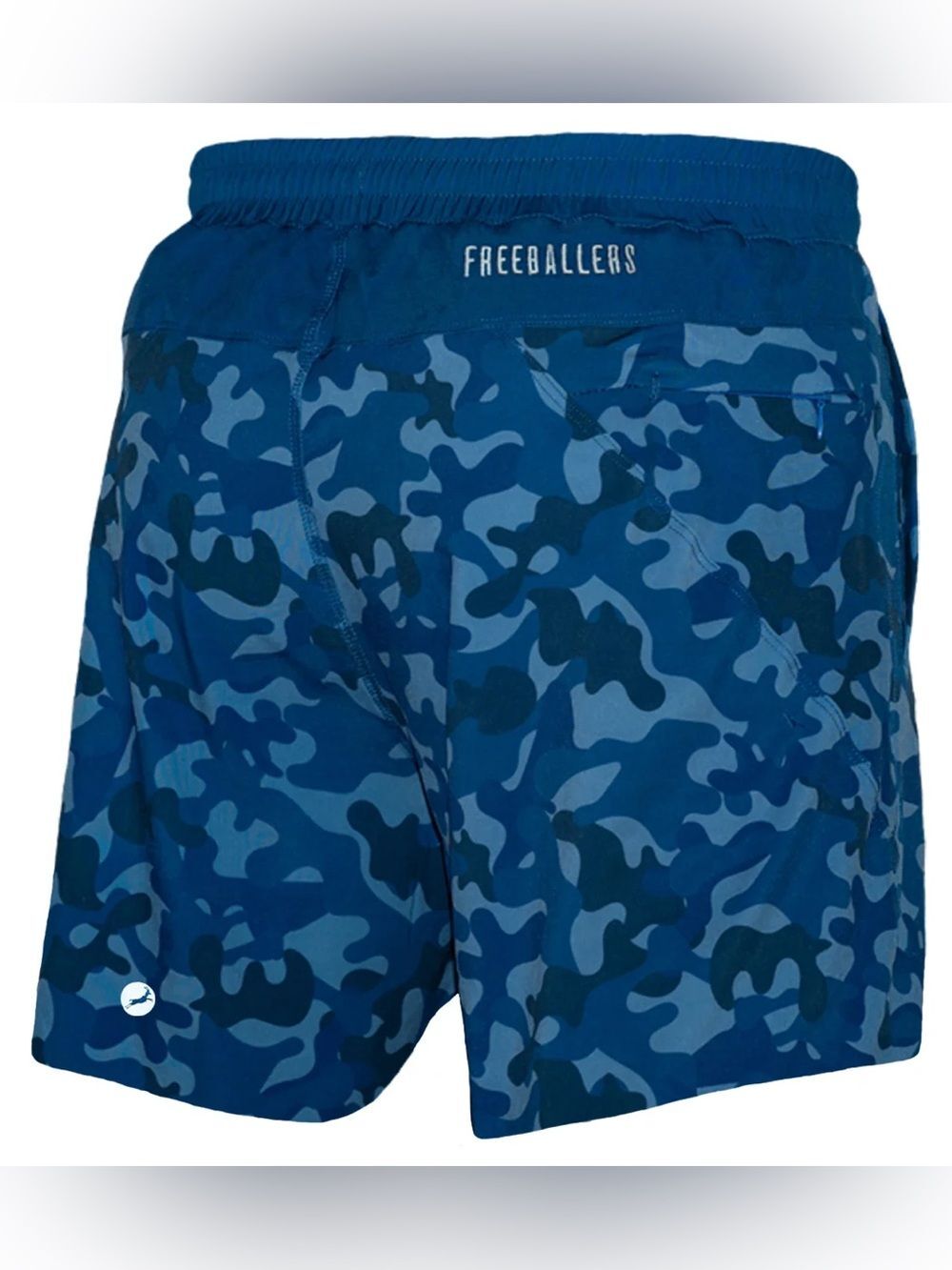 Meripex Apparel The Cadets Freeballers Sport Shorts Blue Camo Print Size Medium